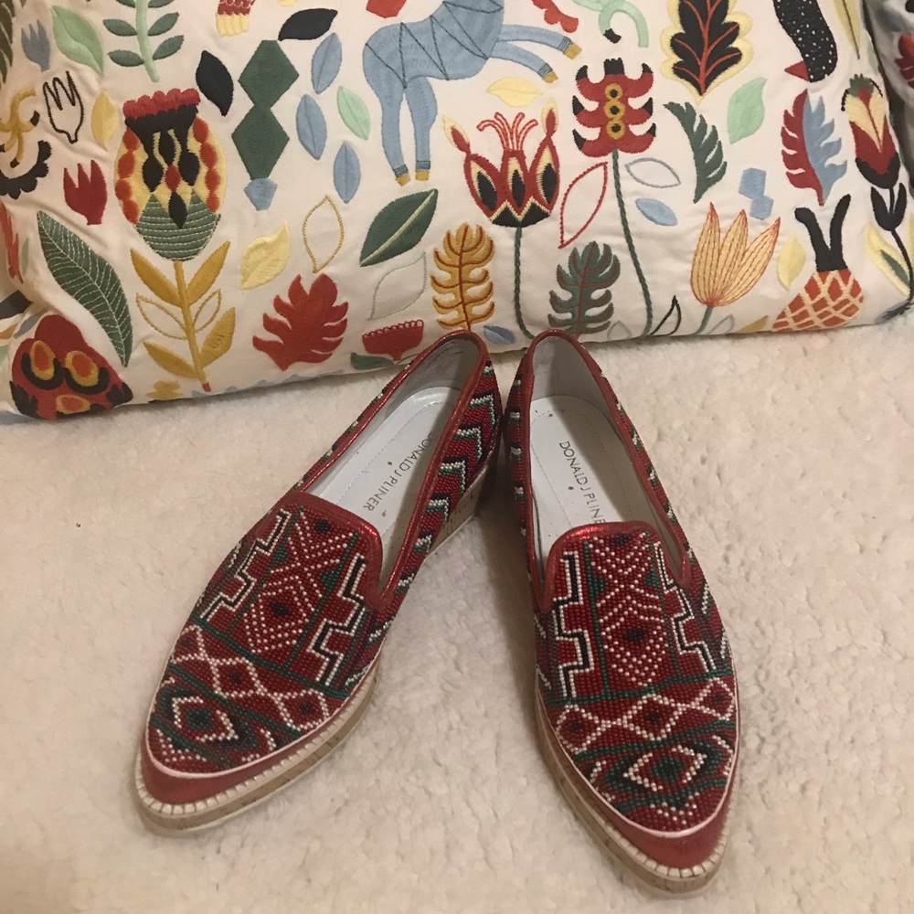 Donald Piiner beaded shoes